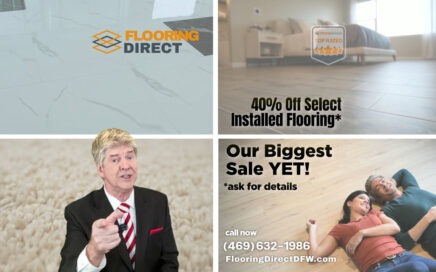 Ric Renner commercial with All-in Pricing at Flooring Direct DFW