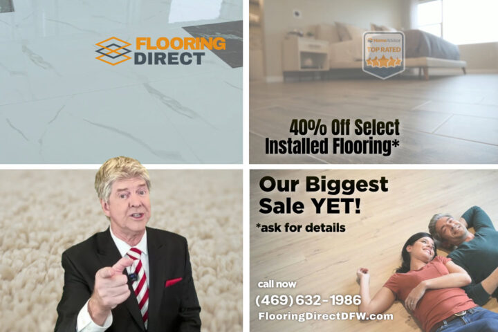 Ric Renner commercial with All-in Pricing at Flooring Direct DFW