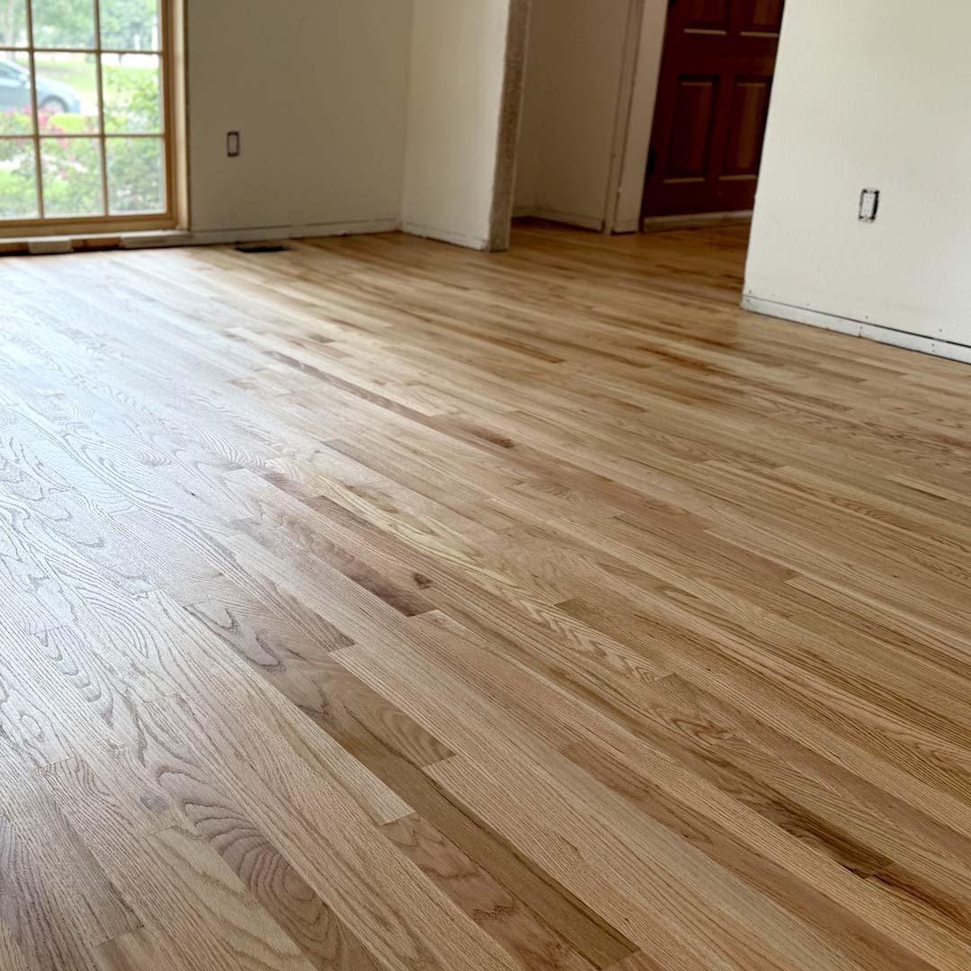 Professional sanding and refinishing can remove the old surface finish and a small amount of wood, exposing a fresh surface underneath.