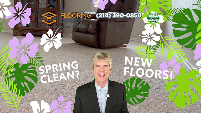 Ric Renner and Spring Clean with new floors from Flooring Direct!